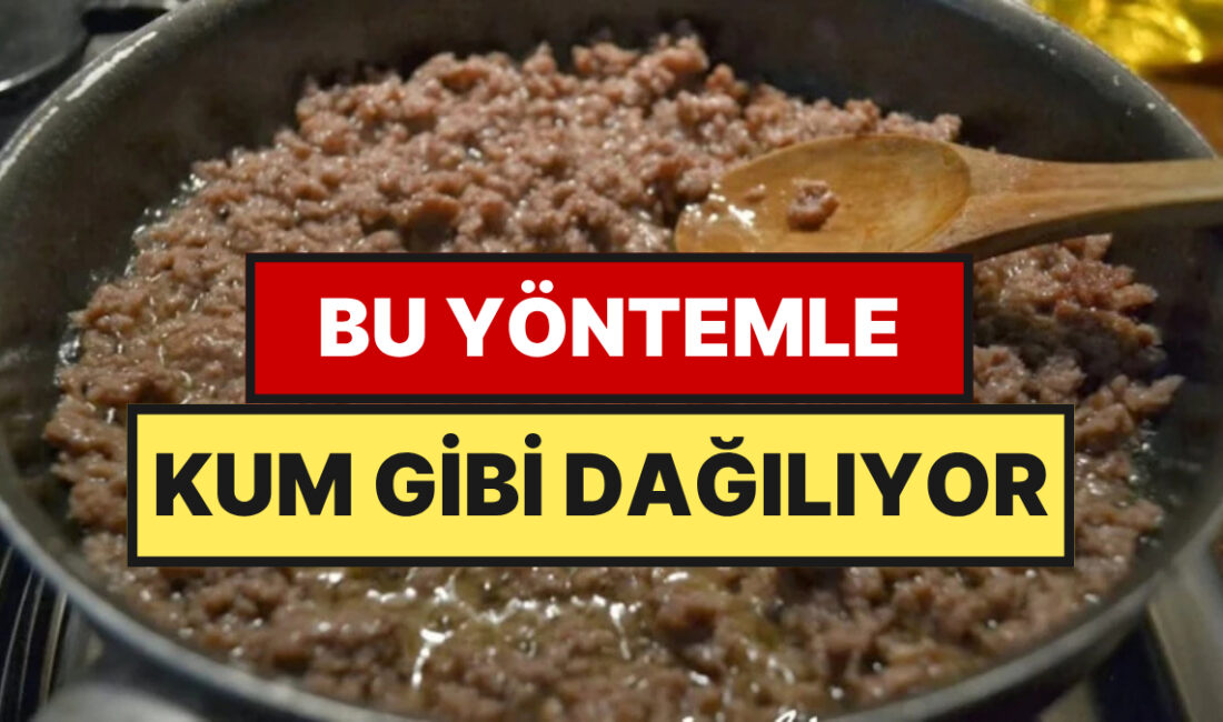 Mutfakta en sık yapılan hatalardan biri olan kıymanın topaklanması ve