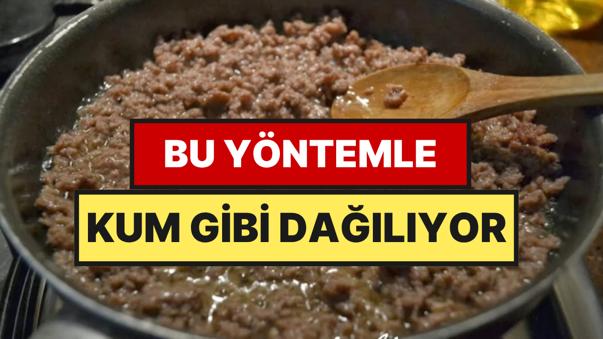 Mutfakta en sık yapılan hatalardan biri olan kıymanın topaklanması ve