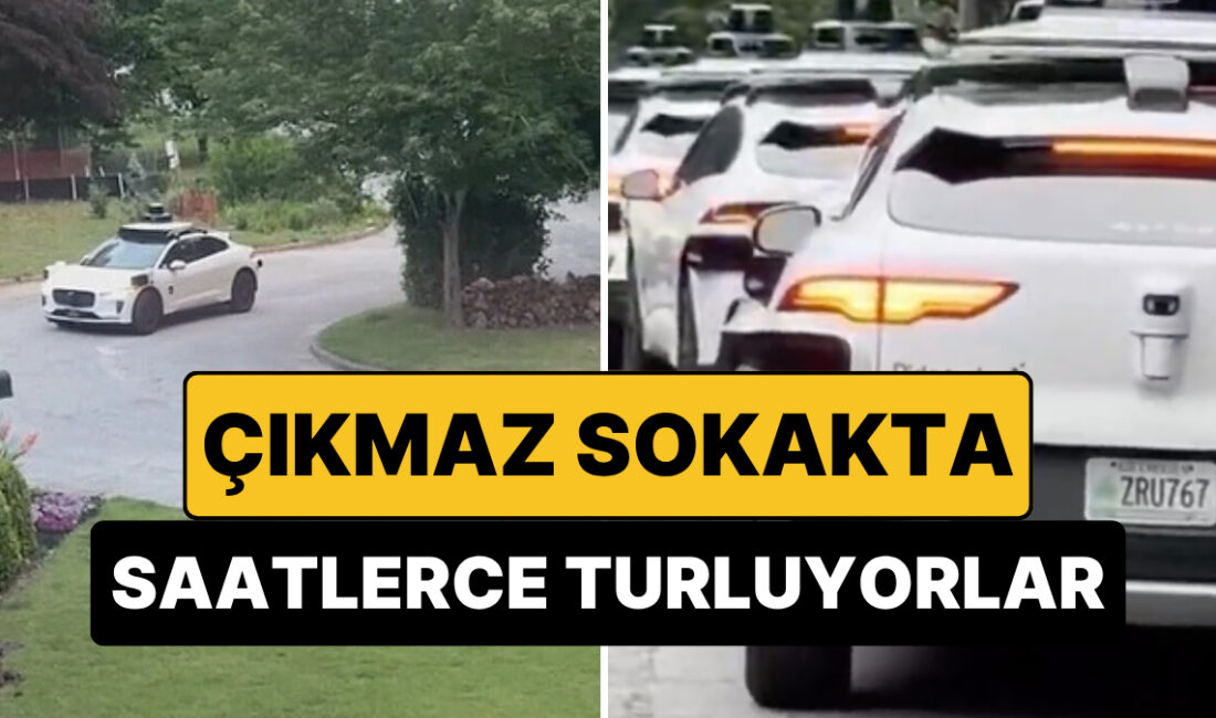 Atlanta’nın kuzeybatısındaki bir mahallede, sürücüsüz araçların beklenmedik şekilde sokaklarda sürekli