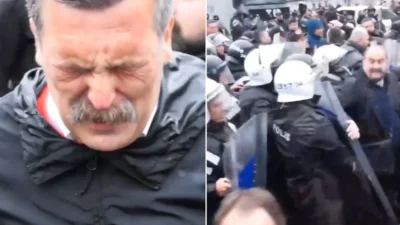İstanbul’un Mecidiyeköy semtinde 1 Mayıs Emek ve Dayanışma Günü kapsamında