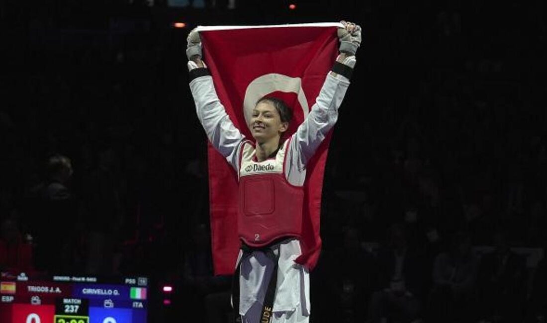 Almanya'da düzenlenen 2026 Avrupa Tekvando Şampiyonası'nda kadınlar 49 kiloda Elif