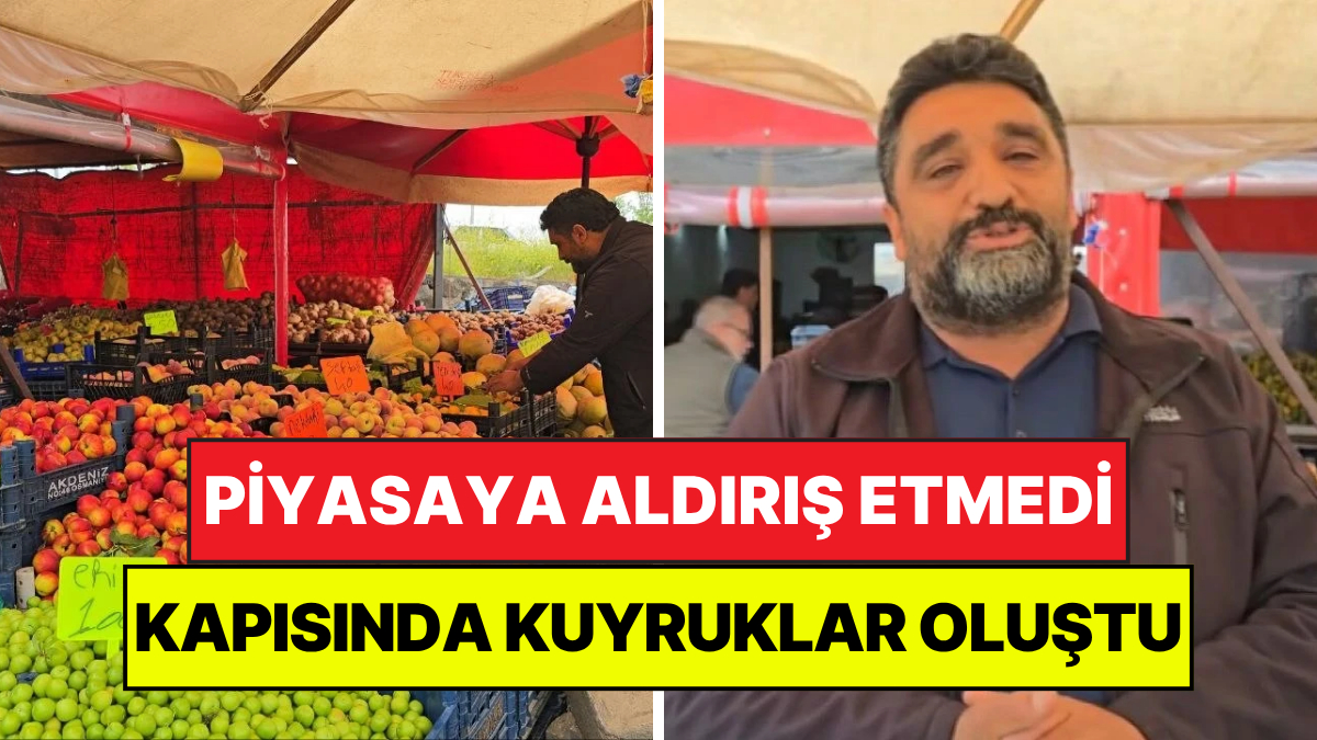 Gaziantep’in İslahiye ilçesinde faaliyet gösteren manav Mehmet Karahan, gıda sektöründeki