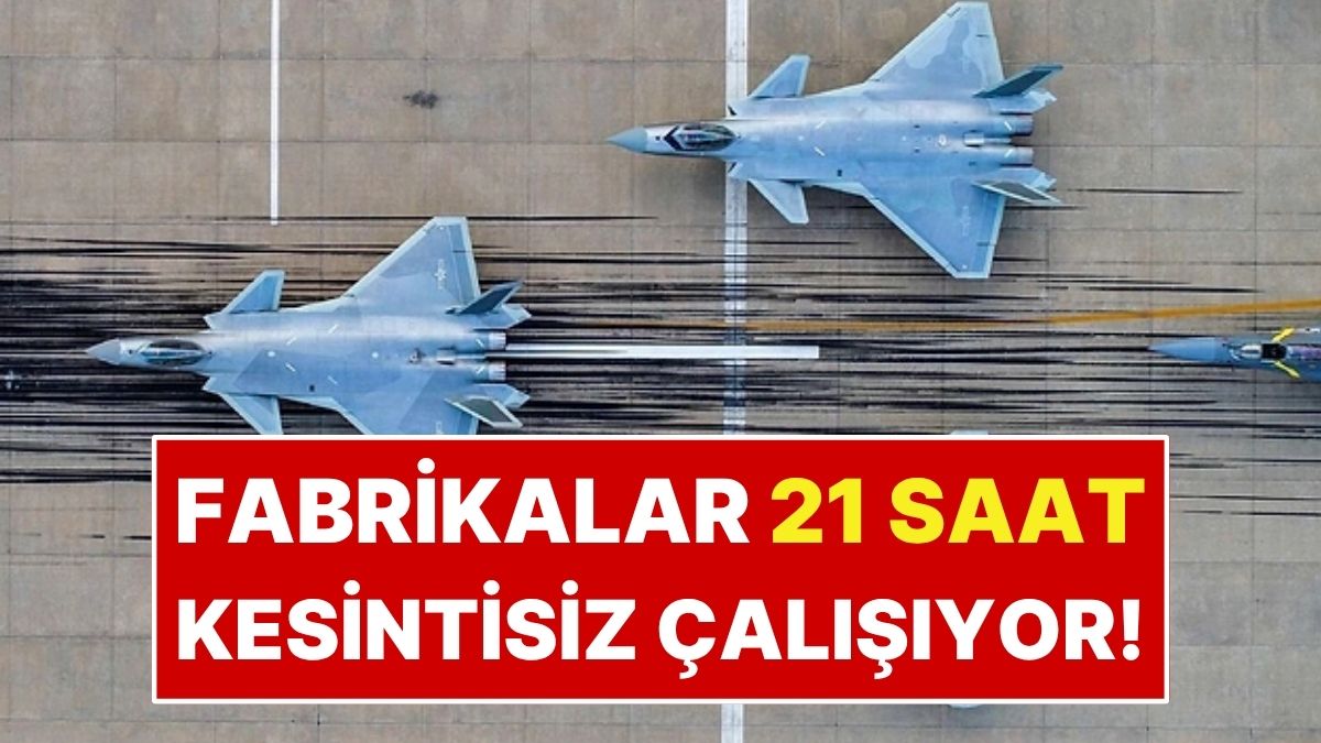 Çin, beşinci nesil savaş uçağı J-20 için üretim temposunu artırıyor.