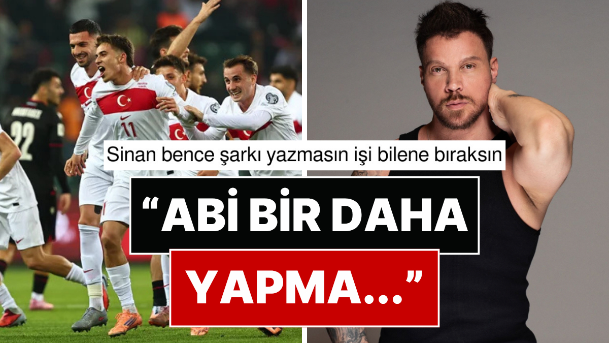 Aylardır büyük bir iddiayla söz ettiği milli takım marşından ilk