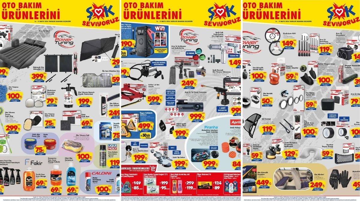 ŞOK 16 - 19 Mayıs 2026 Aktüel Ürünler Kataloğu Onedio'da!