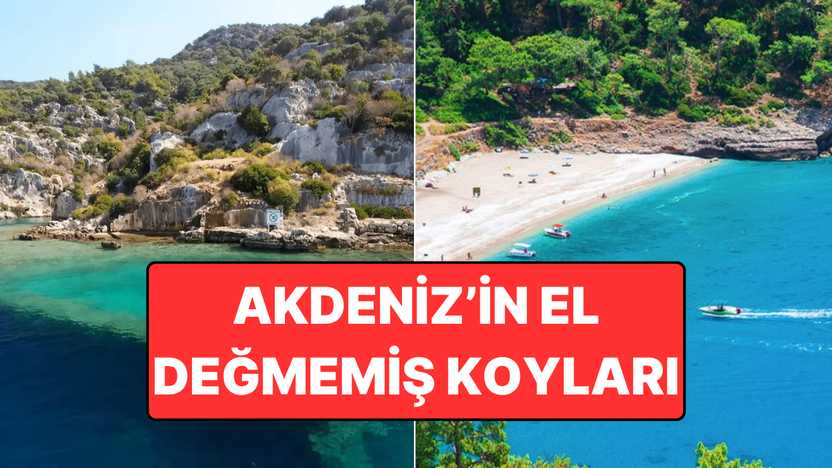Türkiye'nin Akdeniz kıyıları, yalnızca kalabalık plajlardan ibaret değil. Antalya'dan Muğla'ya