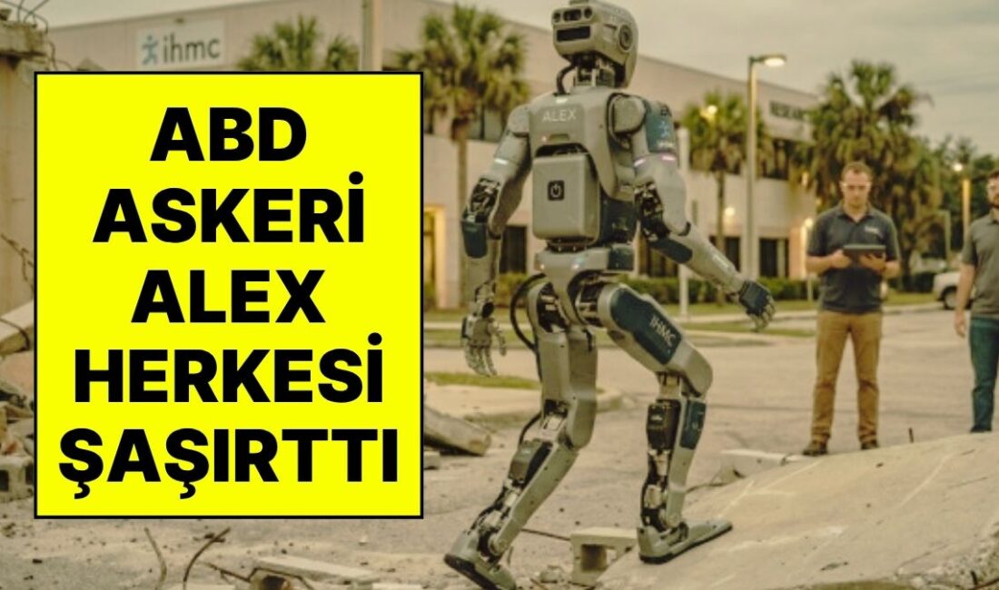 ABD Donanması desteğiyle geliştirilen 'Alex' isimli yeni insansı robot, askeri