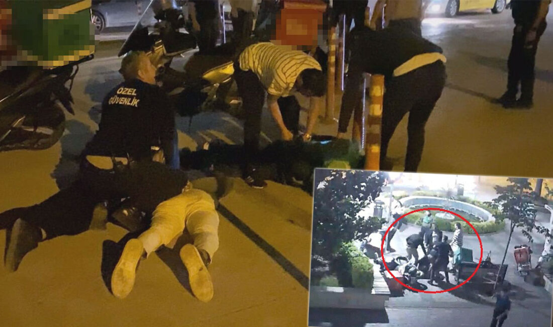 Müşteriler siparişlerin gecikmesinden şikayet etti. Motokuryelerle esnaf arasında çıkan kavgada