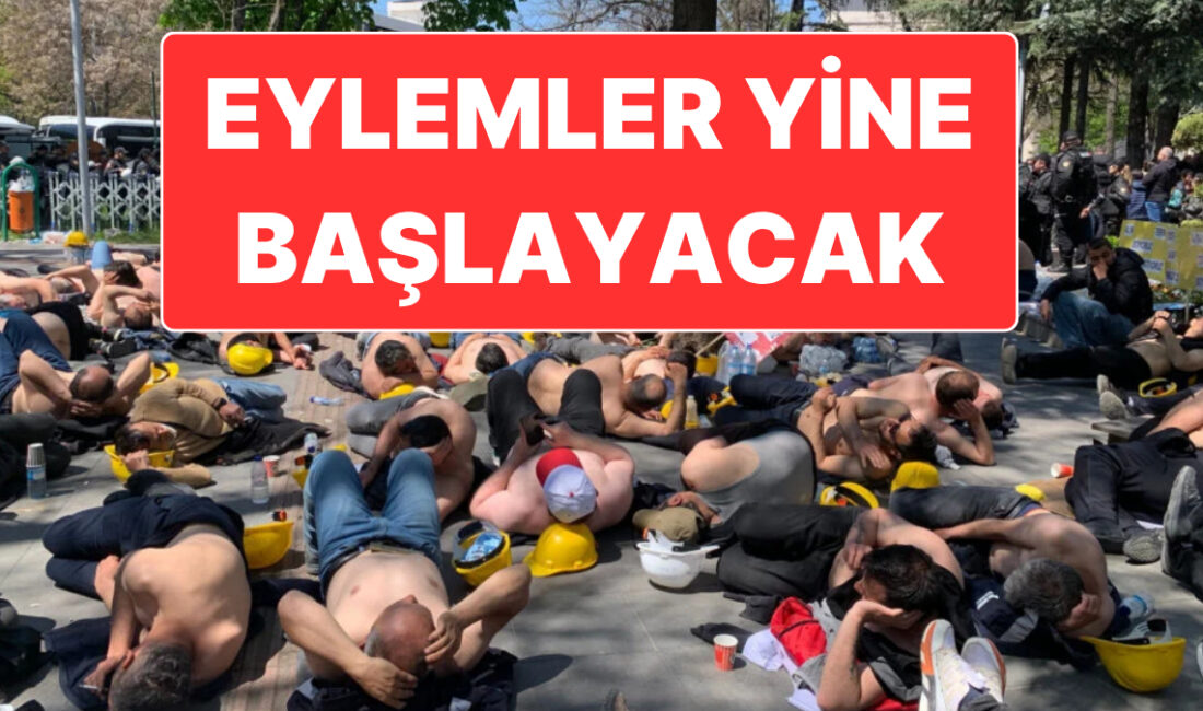 Eskişehir’deki Doruk Madencilik’te çalışan madenciler, hem maaşlarının hem de tazminatlarının