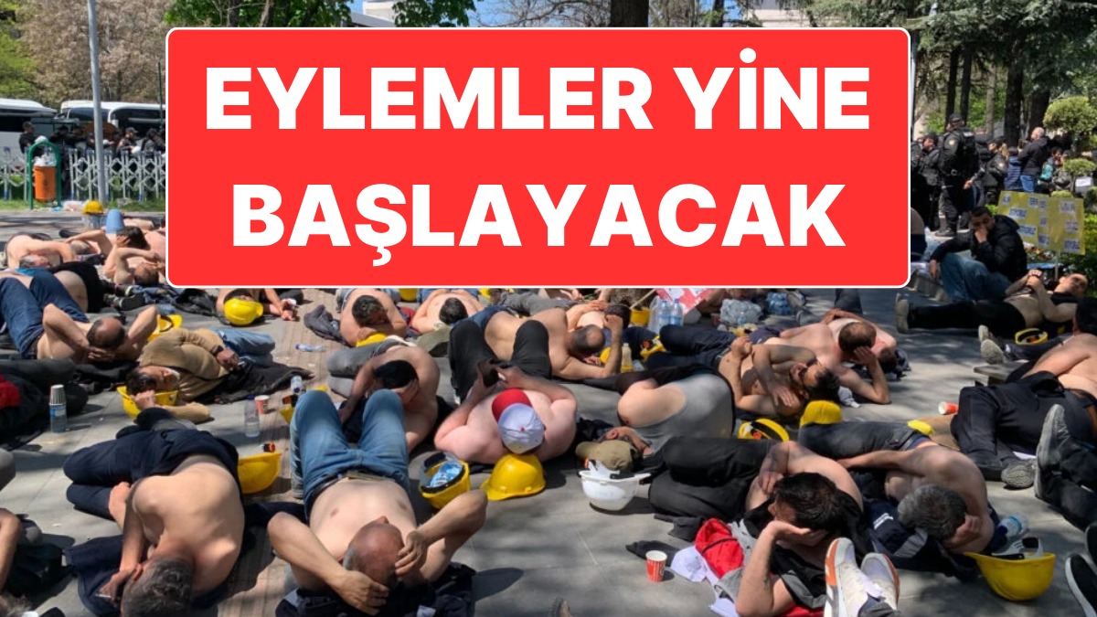 Eskişehir’deki Doruk Madencilik’te çalışan madenciler, hem maaşlarının hem de tazminatlarının