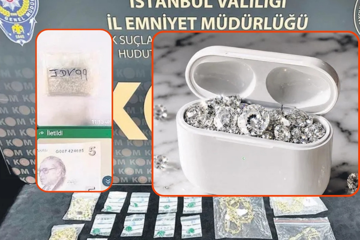 Dubai-İstanbul hattındaki 1.7 milyar liralık pırlanta kaçakçılığı ağının film senaryolarını