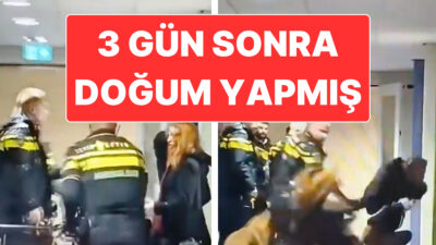 Hollanda’da polis, Filistin asıllı bir mülteciyi gözaltına alırken hamile eşine