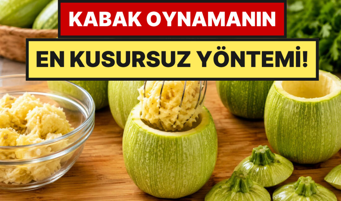 Türk mutfağının en sevilen lezzetlerinden biri olan kabak dolması, hazırlık