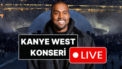 Beklenen gün geldi! Kanye West, Atatürk Olimpiyat Stadyumu'nda verdiği dev