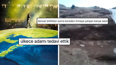Aylar boyunca beklenen gece sonunda geldi ve Kanye West, İstanbul'da