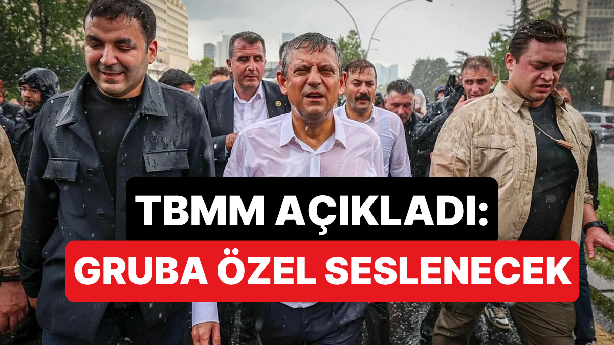 CHP Genel Başkanı Özgür Özel, partisinin yarın grup toplantısı düzenleyeceğini